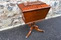 Georgian mahogany tea poy Thumbnail 2