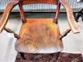 Victorian oak armchair Thumbnail 2