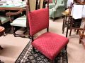 Victorian mahogany low chair Thumbnail 2