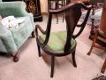 Edwardian mahogany armchair Thumbnail 3