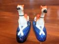 Pair of staffordshire dogs /  pen holders Thumbnail 3