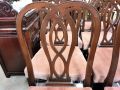 Set of eight dining mahogany dining room chairs  Thumbnail 3
