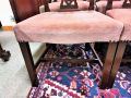Set of eight dining mahogany dining room chairs  Thumbnail 3