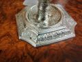 18th century irish silver taper candlestick Thumbnail 2