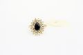 18ct gold , sapphire & diamond ring Thumbnail 1