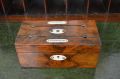 Victorian walnut letter box Thumbnail 2