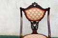 Pair of edwardian mahogany armchairs Thumbnail 2