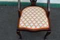 Pair of edwardian mahogany armchairs Thumbnail 4