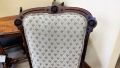 Victorian mahogany low chair Thumbnail 2