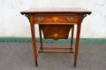Victorian work table with inlay Thumbnail 3
