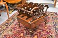 19th century mahogany canterbury Thumbnail 2