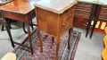 French marble top pedestal Thumbnail 2
