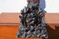 19th century black forest carved book slide Thumbnail 3