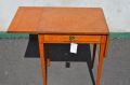Edwardian satinwood drop leaf table Thumbnail 3