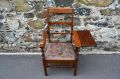Oak armchair with folding rest Thumbnail 2