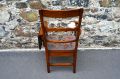 Oak armchair with folding rest Thumbnail 4