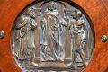 Victorian oak framed bronze plaque Thumbnail 2