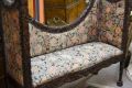19th century carved oak window seat Thumbnail 2
