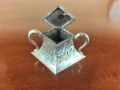 Chinese silver mustard pot Thumbnail 2