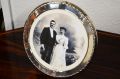 Silver round photo frame Thumbnail 2