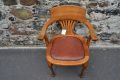 Oak desk chair Thumbnail 2