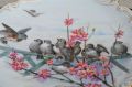 Victorian hand painted plate Thumbnail 2