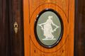 Edwardian mahogany display cabinet Thumbnail 3