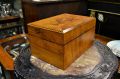 Victorian mahogany sewing box Thumbnail 2
