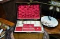 Victorian mahogany sewing box Thumbnail 3
