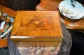 Victorian mahogany sewing box Thumbnail 4