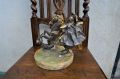 Metal figures on marble base Thumbnail 4