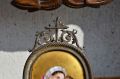 Gilt metal framed painted porcelain plaque Thumbnail 3