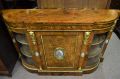 Victorian burr walnut credenza cabinet with inlay & ormolu mounts Thumbnail 4