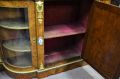 Victorian burr walnut credenza cabinet with inlay & ormolu mounts Thumbnail 3