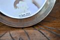 Circular silver photo frame Thumbnail 2