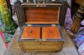 Victorian mahogany tea caddy Thumbnail 2