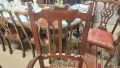 Set of eight mahogany dining chairs Thumbnail 3