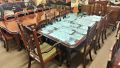 Set of eight mahogany dining chairs Thumbnail 4
