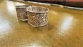 Pair chinese silver napkin rings Thumbnail 3