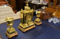 Victorian three piece clock set  Thumbnail 2