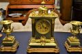 Victorian three piece clock set  Thumbnail 3