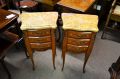 Pair of french marble top pedestals  Thumbnail 3