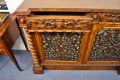 Victorian Burr-walnut cabinet Thumbnail 3