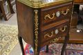 Pair of french pedestals with porcelain plaques & ormolu mounts Thumbnail 3
