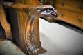 Irish style walnut settee Thumbnail 4