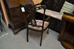 Edwardian mahogany armchair Thumbnail 3