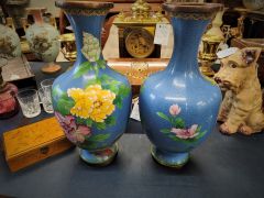 Pair of cantonese /chinese vases Thumbnail 2