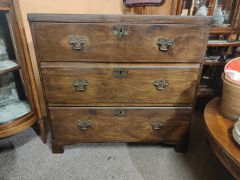 19th century mahogany chest Thumbnail 2