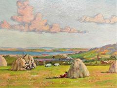 Gilt framed oil painting Thumbnail 2