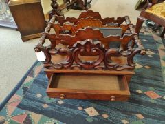 19th century rosewood canterbury Thumbnail 2